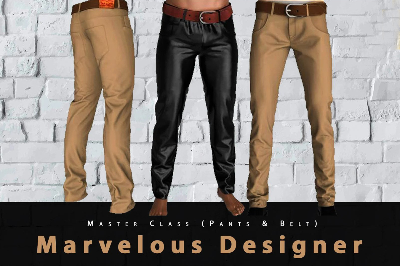 Masterclass In Marvelous Designer Pants Belt